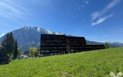 Horský apartmán s výhledem na Grimming a wellness zázemím v Tauplitz